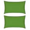 Set 2 Perne decorative dreptunghiulare Mania Relax, din bumbac, 50x70 cm, culoare verde