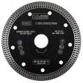Disc diamantat turbo subtire, ceramica, taiere umeda si uscata, 125 mm/22.23 mm, Richmann Exclusive MART-C4851
