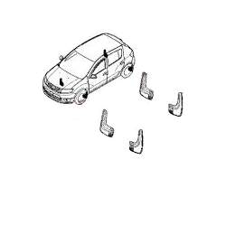 Aparatori noroi dedicate VW Multivan T6 2015-> ( MG234 - SPATE ) ManiaCars