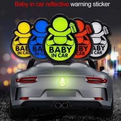 Sticker reflectorizant BABY IN CAR ManiaStiker
