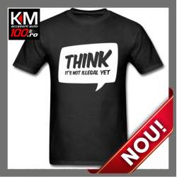 Tricou KM Personalizat THINK - cod:  TRICOU-KM-158 ManiaStiker