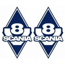 Set Stickere romb Scania V8 ManiaStiker