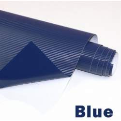 Folie colantare auto Carbon 3D Professional - ALBASTRU (1m x 1,52m) ManiaStiker