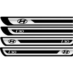 Set protectii praguri CROM - Hyundai i30 ManiaStiker