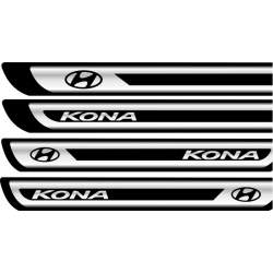 Set protectii praguri CROM - Hyundai Kona ManiaStiker