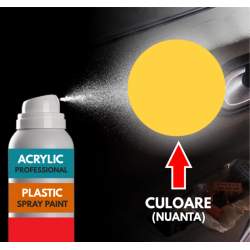 Spray Profesional RAL1018 pentru vopsire elemente din plastic sau metal ManiaStiker