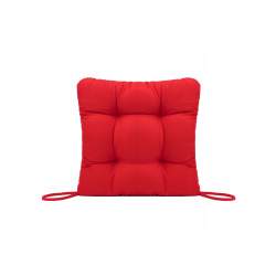 Perna decorativa pentru scaun de bucatarie sau terasa, dimensiuni 40x40cm, culoare Rosu