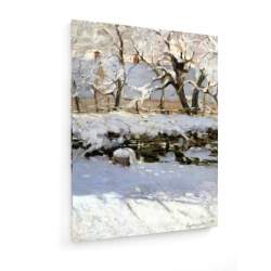 Tablou pe panza (canvas) - Claude Monet - The Magpie - 1868-69 - Detail AEU4-KM-CANVAS-380