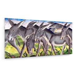 Tablou pe panza (canvas) - Franz Marc - Donkey Frieze AEU4-KM-CANVAS-548