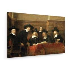Tablou pe panza (canvas) - Harmensz van Rijn Rembrandt - Die Staalmeesters AEU4-KM-CANVAS-554