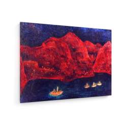 Tablou pe panza (canvas) - Paul Klee - South coast in the evening AEU4-KM-CANVAS-259