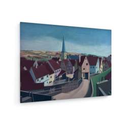 Tablou pe panza (canvas) - Carl Grossberg - Franconian village AEU4-KM-CANVAS-881