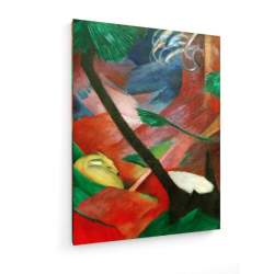 Tablou pe panza (canvas) - Franz Marc - Deer in the Forest II AEU4-KM-CANVAS-1446