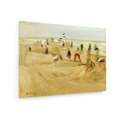 Tablou pe panza (canvas) - Max Liebermann - On the beach of Noordwijk AEU4-KM-CANVAS-1163