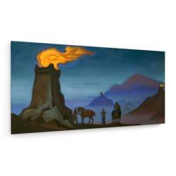 Tablou pe panza (canvas) - Nicholas Roerich - flame of victory AEU4-KM-CANVAS-640