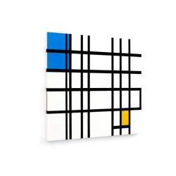 Tablou pe panza (canvas) - Piet Mondrian - Rhythm of the Straight Lines AEU4-KM-CANVAS-904