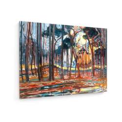 Tablou pe panza (canvas) - Piet Mondrian - Woods near Oele AEU4-KM-CANVAS-895