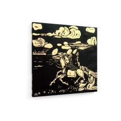 Tablou pe panza (canvas) - Wassily Kandinsky - Knights (Riders) AEU4-KM-CANVAS-1421
