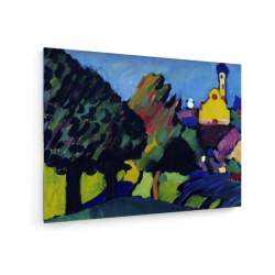 Tablou pe panza (canvas) - Wassily Kandinsky - Murnau-Autumnal landscape - 1908 AEU4-KM-CANVAS-738