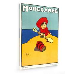 Tablou pe panza (canvas) - John Hassall - Morecombe seaside resort - Poster - 1910 AEU4-KM-CANVAS-1862
