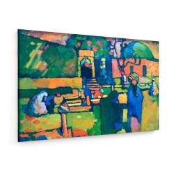 Tablou pe panza (canvas) - Wassily Kandinsky - Arab Graveyard AEU4-KM-CANVAS-1841