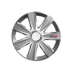 Capace roti auto GTX Carbon 4buc - Argintiu - 14'' ManiaMall Cars