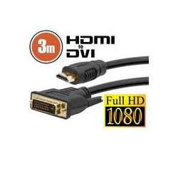 Cablu DVI-D / HDMI • 3 mcu conectoare placate cu aur ManiaMall Cars