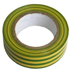 Banda izolat, 19 mm x 10 m, galben/verde, Strend Pro MART-212607