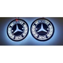 Logo Mercedes iluminat alb(set 2bucati) MVAE-1961