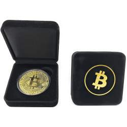 Moneda colectie Bitcoin in cutie de prezentare MTEK-bitcoina_cc
