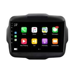 Navigatie Jeep Renegade ( 2015 -2021 ) , 4 GB RAM + 64 GB ROM , Slot Sim 4G pentru Internet , Carplay , Android , Aplicatii , Usb , Wi Fi , Bluetooth NAV13-Jeeprenegade2015-4gb