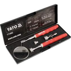 Set inspectie auto Yato YT-0662, cu oglinda si recuperator magnetic FMG-YT-0662