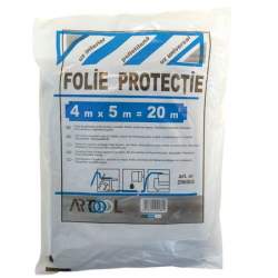 Folie acoperire/protectie 4x5 m, 20 mp, LDPE, 40 microni, ARTOOL MART-290003