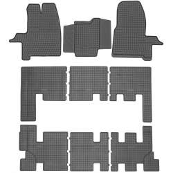 Covorase Presuri interior cauciuc Premium Ford Tourneo Custom 2012-2021 1+2+3 MALE-8998