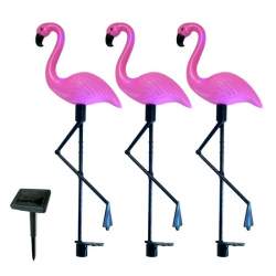 Set 3 lampi solare Strend Pro Premium, Flamingo, dimensiune 19x6x52 cm, 1xAA FMG-SK-8090608-1