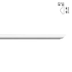Bagheta linii, 20x20 mm, 2 m MART-LIST-7350