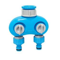 Adaptor robinet filet interior, 2 directii, ABS, albastru, 1, 3/4