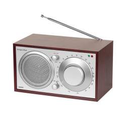Radio portabil AM/FM, Reglare analogica, Cutie lemn, Retro design, Intrare AUX FMG-LCH-KM0823
