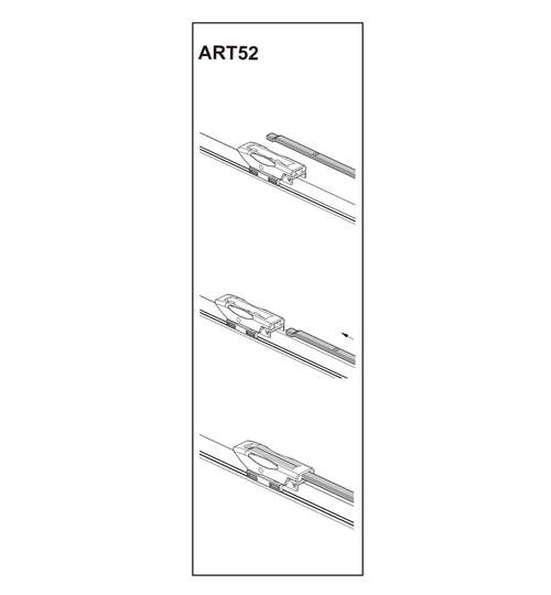 Stergator parbriz pasager MINI Clubman (R55) 05/2012➝ COD:ART52 20 Mall