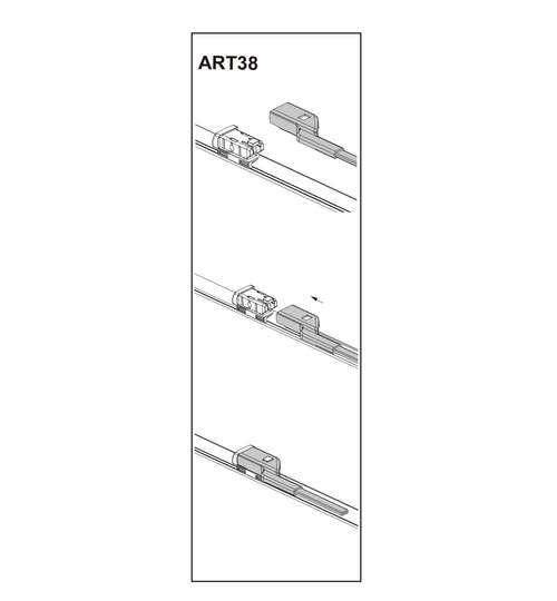 Stergator parbriz pasager SEAT CORDOBA Sedan 05/2006➝ COD:ART38 19 Mall