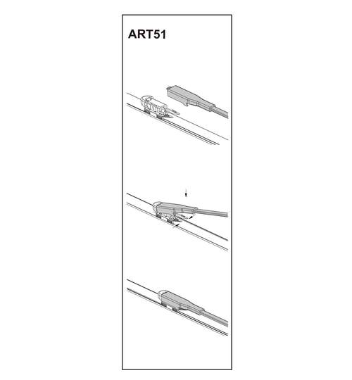 Stergator parbriz sofer BMW seria 3 E93 CABRIO 09/2009-> COD:ART51 24 Mall