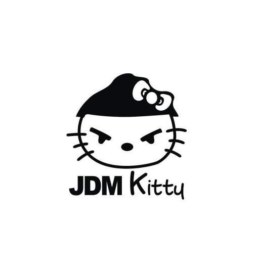 Stickere auto JDM kitty ManiaStiker