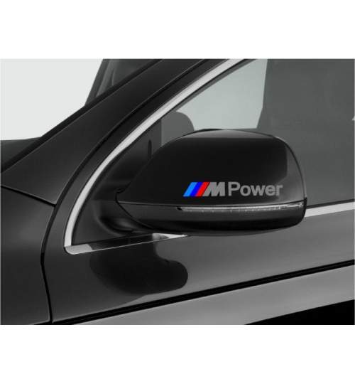 Sticker oglinda BMW ///M Power (2 buc.) ManiaStiker