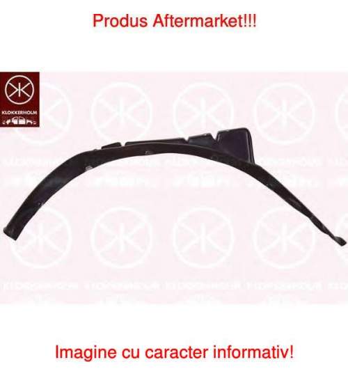 Carenaj roata Bmw Seria 3 (E30) 11.1982-04.1994, partea Dreapta, Fata, 51711942808, 2005FP-1, ABS+PVC Kft Auto