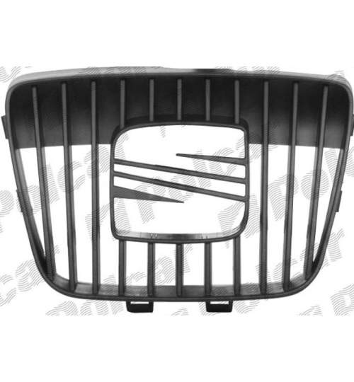 Grila radiator Seat Ibiza/Cordoba (6K), 07.1999-02.2002, negru, 6K0853651R01C, 6714051J Kft Auto