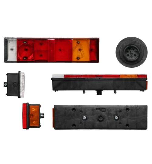 Lampa auto BestAutoVest pentru camion dreapta 7 functii 452x116mm, universala si MAN L2000 , M90 , F90 Kft Auto