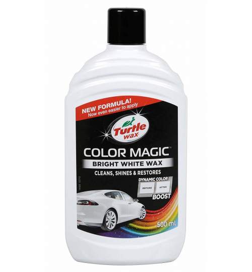 Solutie polish Turtle Wax Color Magic Bright White 500ml Kft Auto