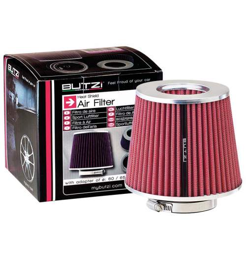 Filtru de Aer Sport Tuning Universal Race Sport, cu 4 Adaptoare, roz