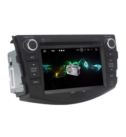 Navigatie Gps Android  Toyota Rav 4 ( 2006 - 2011) , 2GB RAM + 16GB ROM , Internet , 4G , Aplicatii , Waze , Wi Fi , Usb , Bluetooth , Mirrorlink