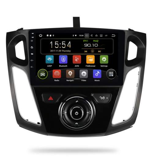 Navigatie Gps Android 9.0 Ford Focus 2012 - 2018 , Display Touchscreen 10.1 